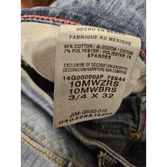 Wrangler Cowgirl Cut Jeans Womens 3/4x31 Blue Bootcut Denim Western - Picture 9 of 9